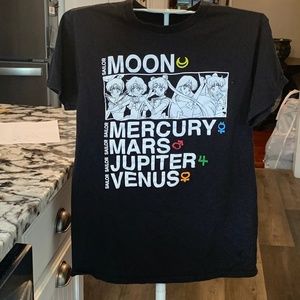 Sailor moon tee. 100‎ percent cotton . Worn a few times.